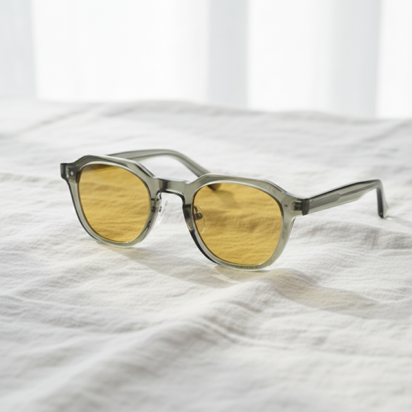 April yellow-tinted night driving glasses - view 2
