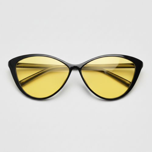 Carol yellow-tinted night driving glasses - view 1