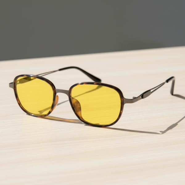 Dale yellow-tinted night driving glasses - view 2