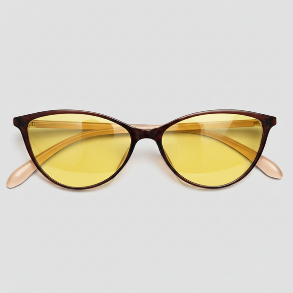 Dawn yellow-tinted night driving glasses - view 1