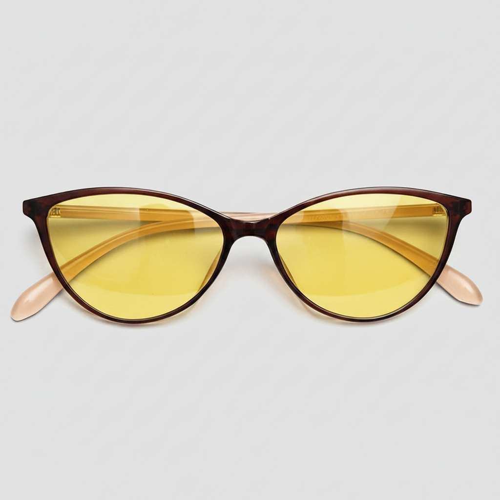 Dawn yellow-tinted night driving glasses - view 1