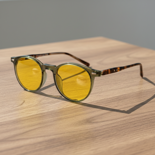 Ida yellow-tinted night driving glasses - view 2