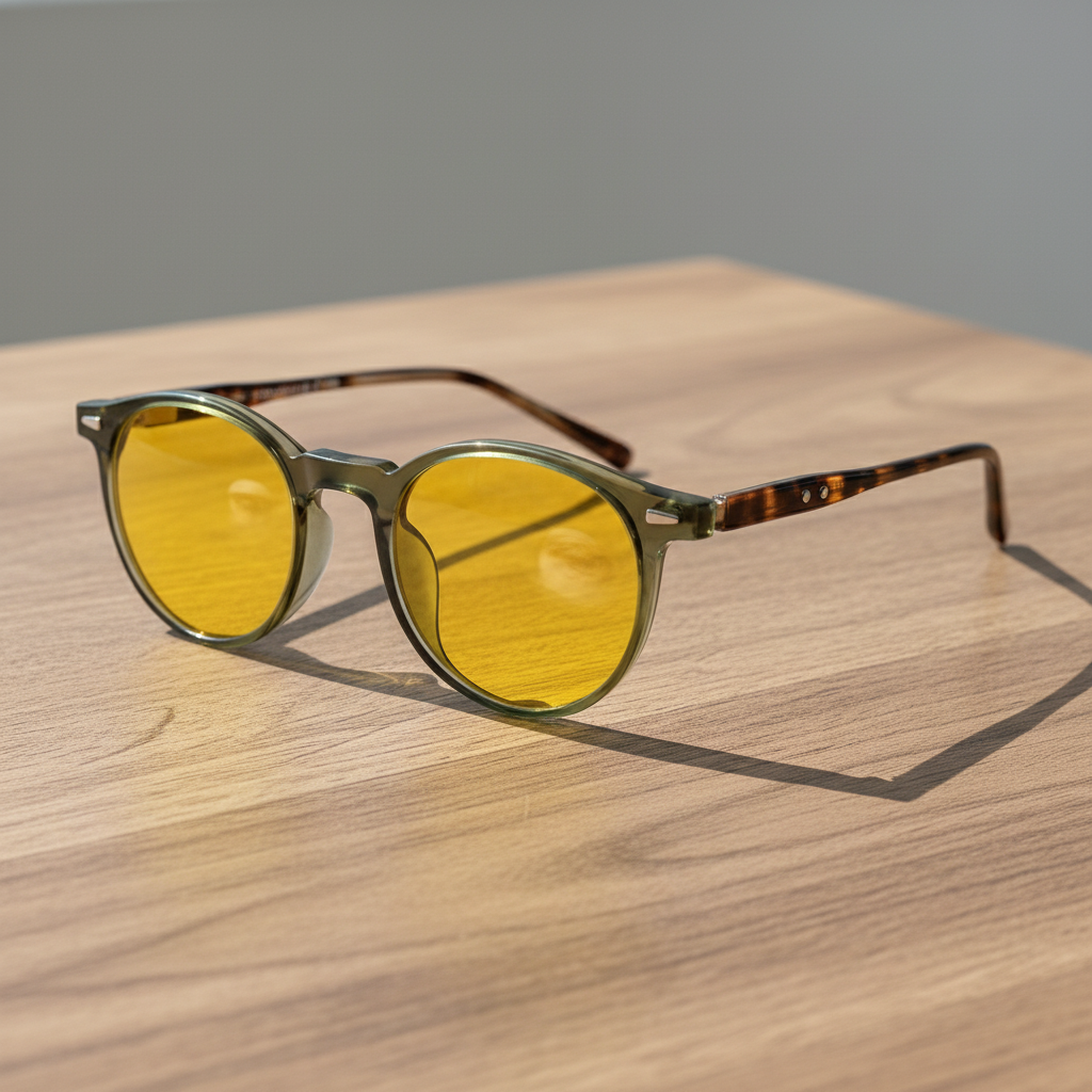 Ida yellow-tinted night driving glasses - view 2