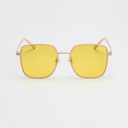 Jade yellow-tinted night driving glasses - view 1