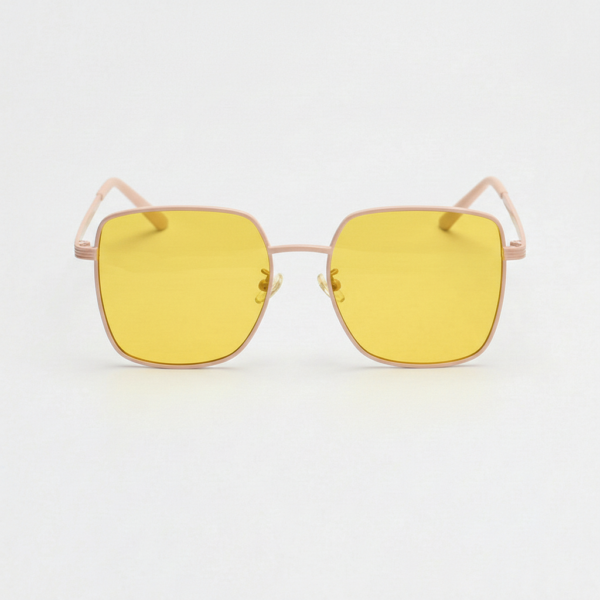 Jade yellow-tinted night driving glasses - view 1