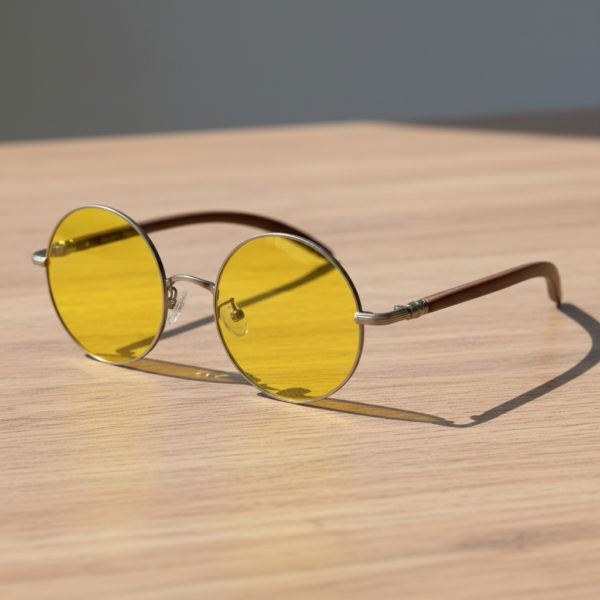 Jo yellow-tinted night driving glasses - view 2