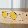 June yellow-tinted night driving glasses - view 2