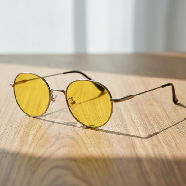 June yellow-tinted night driving glasses - view 2