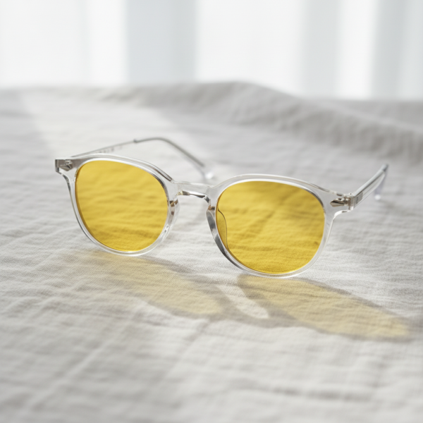 Lora yellow-tinted night driving glasses - view 3