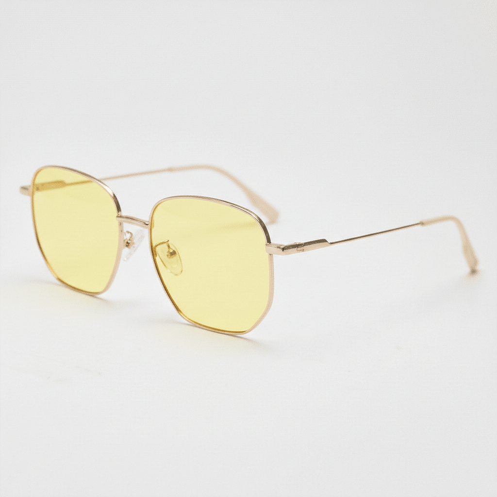 Ruth yellow-tinted night driving glasses - side view