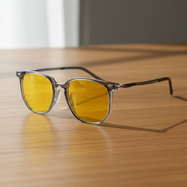 Yetta yellow-tinted night driving glasses - view 2