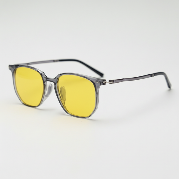 Yetta yellow-tinted night driving glasses - view 3