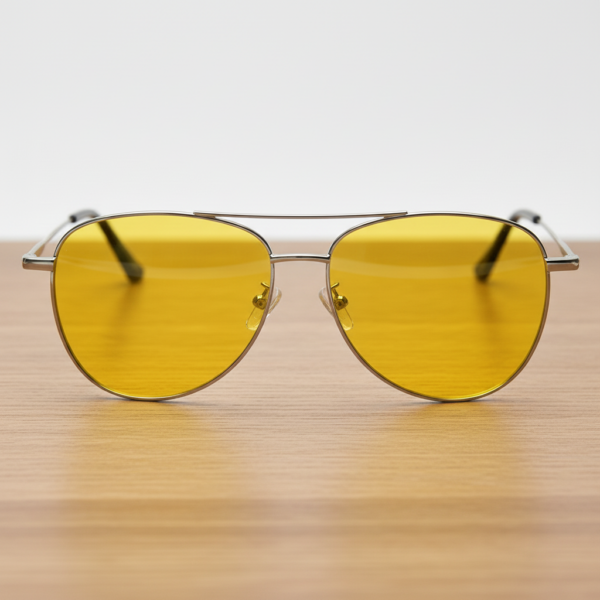 Zoe yellow-tinted night driving glasses - view 2